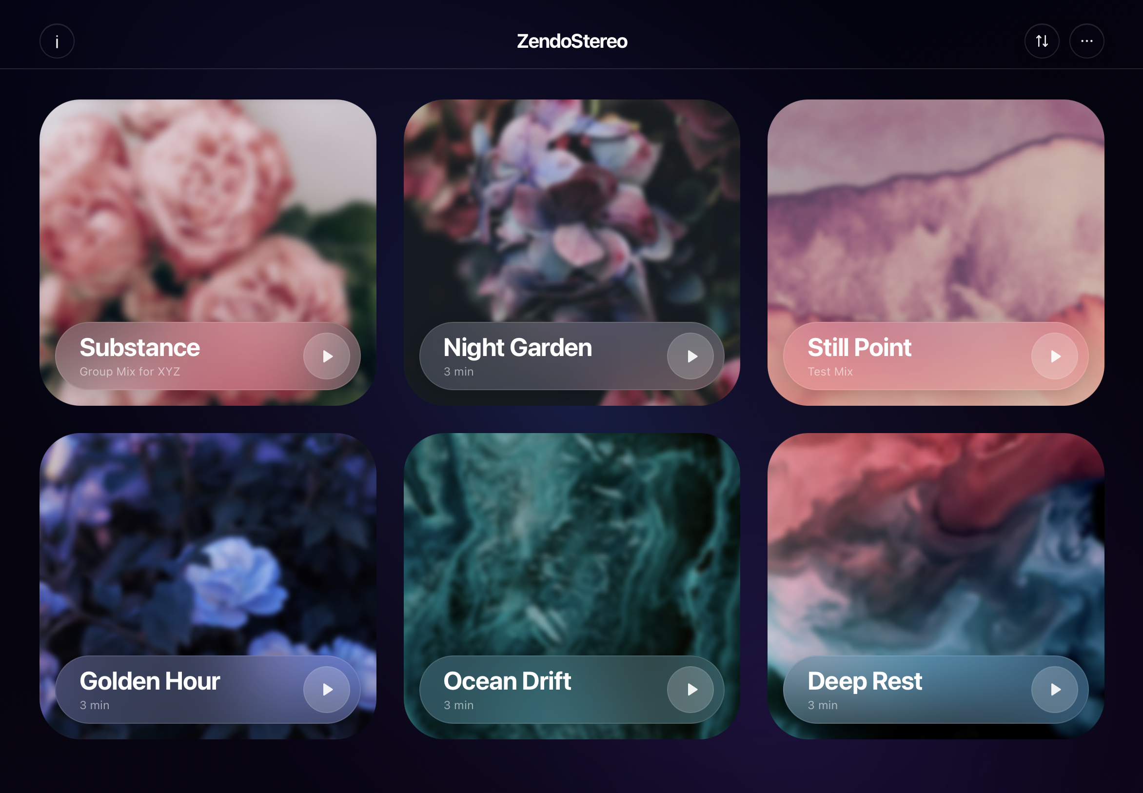 ZendoStereo on iPad